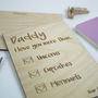 Personalised Wooden Postcard, thumbnail 5 of 5