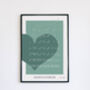 'Love You Mum And Dad' Poster Print, thumbnail 2 of 2