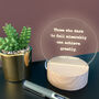 Personalised Motivational Quote Mini Desk Lamp, thumbnail 6 of 9