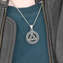 Personalised Men's Celtic Trinity Pendant Necklace, thumbnail 3 of 7