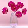 Hot Pink Bouquet Recycled Plastic Bottle Flowers, thumbnail 1 of 12