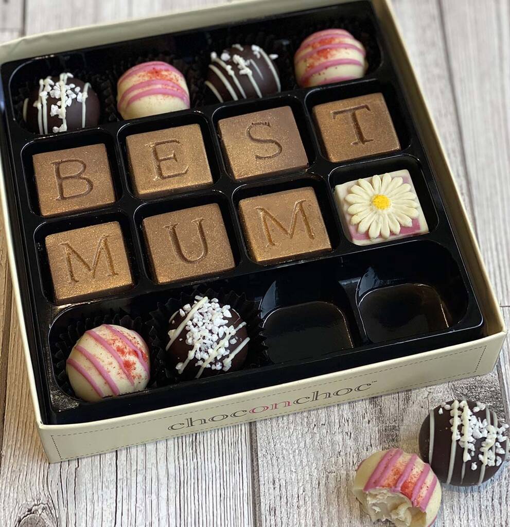 Best Mum Chocolate Truffle Box By Choc On Choc | notonthehighstreet.com