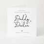 Personalised First Fathers Day Card From Baby Custom Name Daddy And Me Card Little Boy Or Girl Keepsake, thumbnail 1 of 5