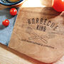 Personalised Barbecue King Wood / Slate Chopping Board, thumbnail 1 of 4