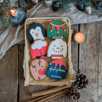 Novelty Christmas Jumper Biscuits, 3 of 4