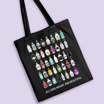 'All Gins Bright And Beautiful' Tote Bag, 4 of 6