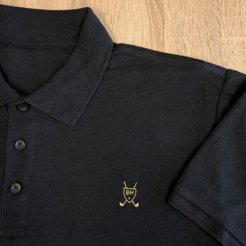 Personalised Golf Motif Polo Shirt, 4 of 5