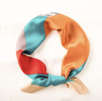 Horse Riding Square Silk Imitation Scarf For Women, 2 of 5
