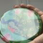 Set Of Four Coasters, Handpainted Peacocks, thumbnail 2 of 11