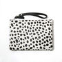 Cowhide Leather Clutch Bag, thumbnail 5 of 12