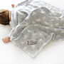 Personalised White Baby Gown And Polar Bear Blanket Set, thumbnail 4 of 12