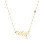 9ct Solid Gold Zodiac Star Sign Necklace, thumbnail 10 of 12
