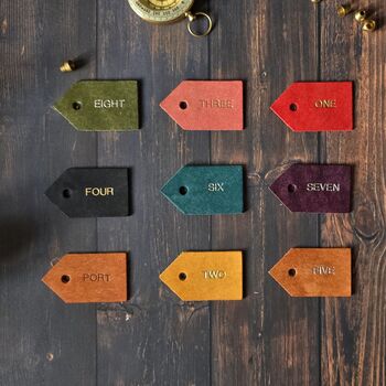 Engraved Personalised Leather Bookmark Gift, 8 of 9