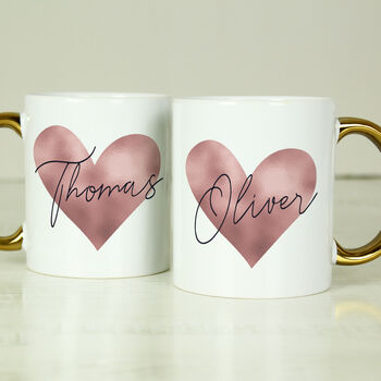 Personalised Valentine's Heart Mug, 8 of 11