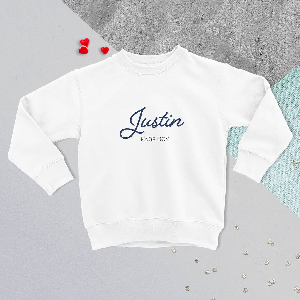 personalised kids jumper