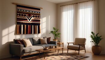 Macrame Wall Hanging Diyogí: Native Collection Fiber Art Tapestry, 2 of 5