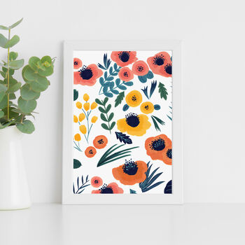 Springtime Flowers Giclee Art Print, 2 of 3