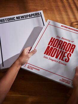 Horror Movies Personalised Gift Movie History Book, 5 of 9