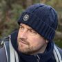Fisherman's Deep Navy Beanie Hat, thumbnail 1 of 3