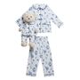 Cecilia Pyjama Set With Matching Teddy Bear Set, thumbnail 2 of 8