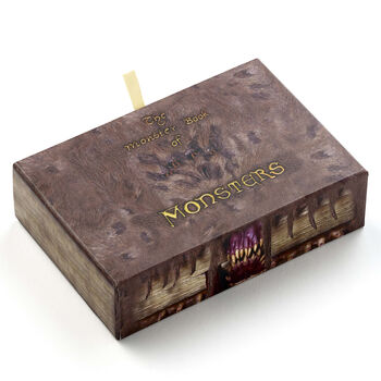 Harry Potter Monster Book Gift Box With Monster Book Keyring And Pin Badge, 2 of 3