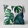 Green Tropical Cushion Cover With Palm Leaves, thumbnail 1 of 7