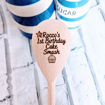 Personalised Baby Cake Smash Spoon, 3 of 3