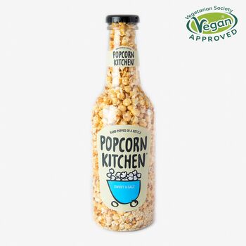 Giant 'Money Box' Gourmet Popcorn Bottle Sweet And Salt, 9 of 9