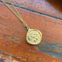 St. Christopher Necklace Rolled Gold, thumbnail 5 of 5