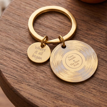 Vinyl Record Personalised Keyring, 6 of 8
