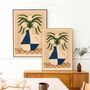 ‘Santorini Fiori’, Boho Floral Vase Art Print, thumbnail 4 of 7