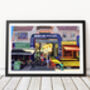 Brixton Village Entrance, London Illustration Art Print, thumbnail 1 of 2