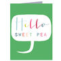 Mini Bubble Sweet Pea Card, thumbnail 2 of 4