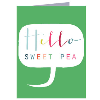 Mini Bubble Sweet Pea Card, 2 of 4