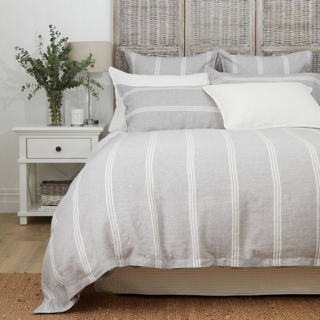 Silverton Pure Linen Standard Pillowcase Set By Wallace Cotton