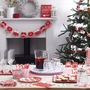 Red And White Christmas Jumper Shaped Paper Chains, thumbnail 3 of 3