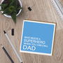 Superhero Dad Badge Card, thumbnail 4 of 5