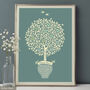 Gift For Grandparents ‘Personalised Family Tree Print’, thumbnail 4 of 12