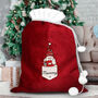 Personalised Gonk Family Red Christmas Sack, thumbnail 1 of 4