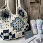 Granny Square Bag Crochet Kit, thumbnail 1 of 11