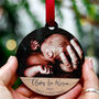 Baby's 1st Christmas Personalised Wooden Bauble, thumbnail 1 of 8