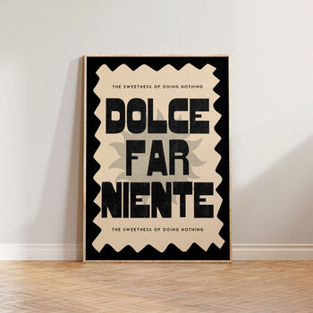 Dolce Far Niente Colourful Italy Wall Art Print, 4 of 8