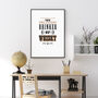 Personalised 'The Finest Drinker Of Whisky' Print, thumbnail 3 of 4