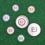 Personalised Golf Pitchmark Repairer With A Set Of Six Markers In A Presentation Tin, thumbnail 3 of 8