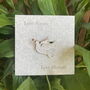 Peace Dove With Red Poppy Flower Brooch, thumbnail 3 of 4