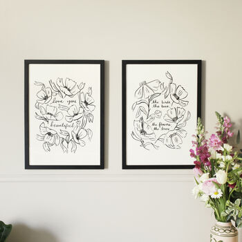 Nature Self Care Floral Print, Unframed, 3 of 6