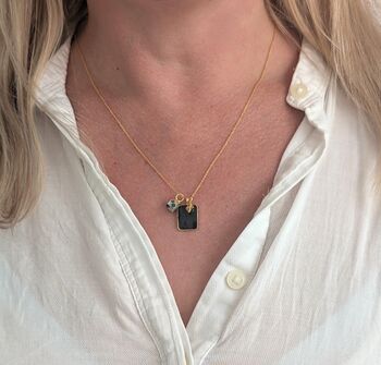The Trio Black Onyx Necklace, 2 of 9