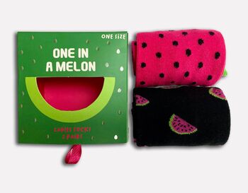 Melon Novelty Socks Set, 6 of 6