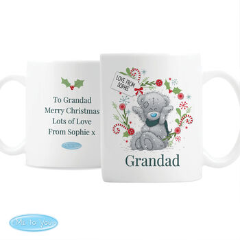Personalised Me To You Christmas Mug – For Grandad, Dad, Son Or Special Someone, 2 of 3