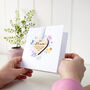 Hanging Heart Wildflower Mother's Day Card, thumbnail 2 of 2